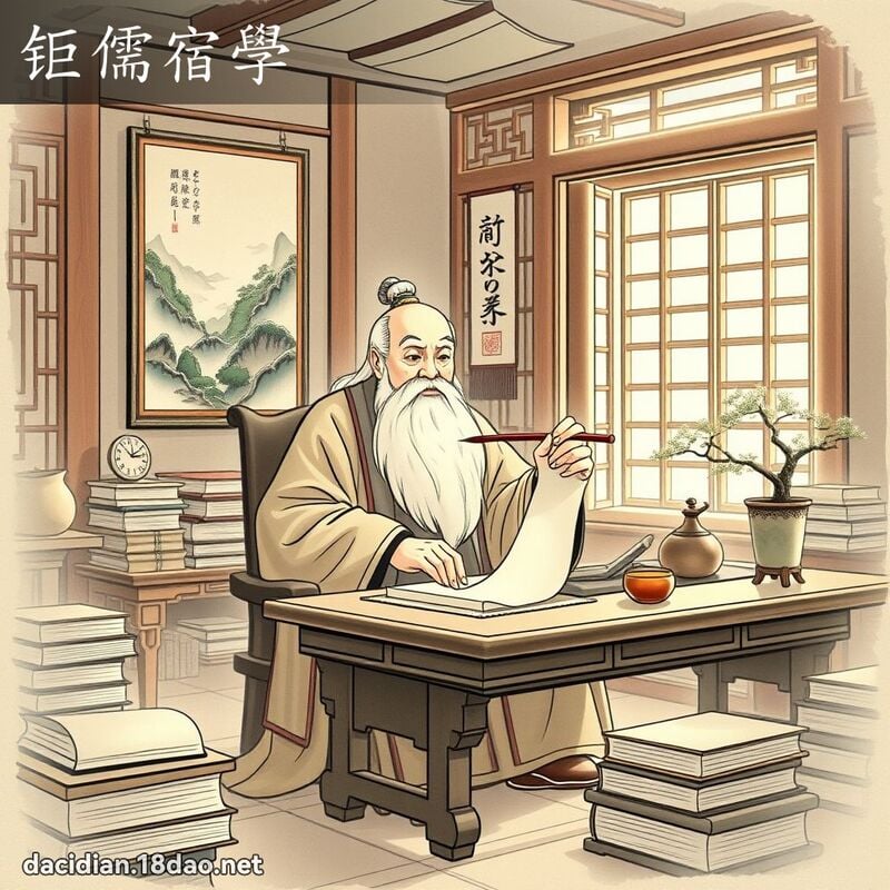 钜儒宿學 配图