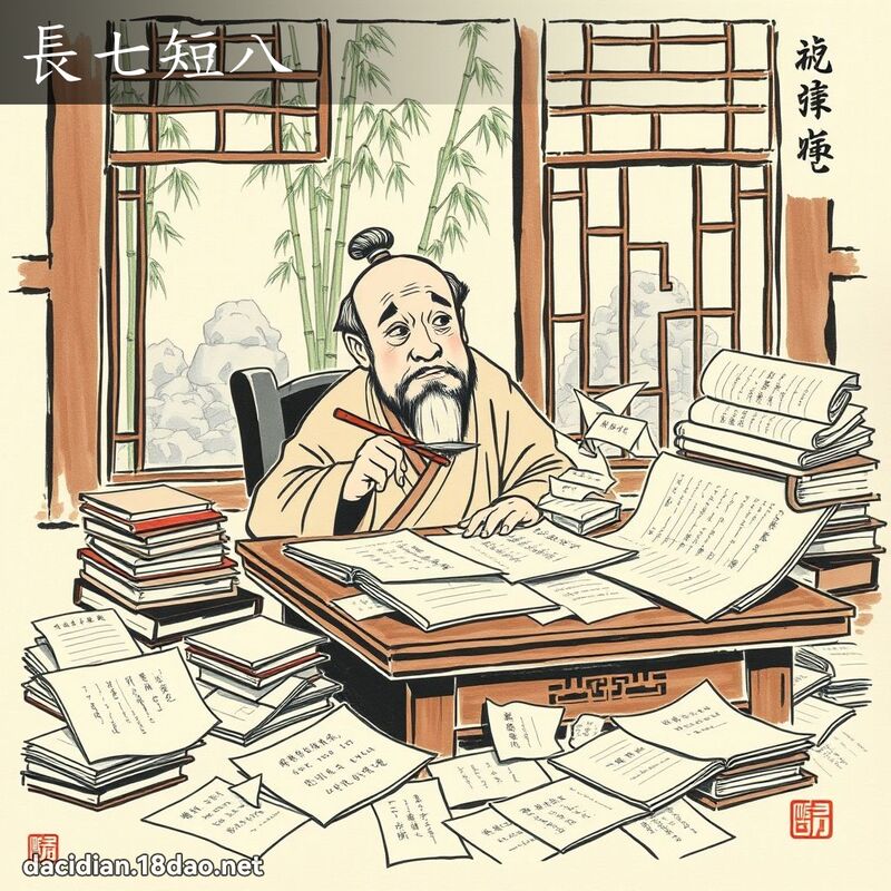 長七短八 配图