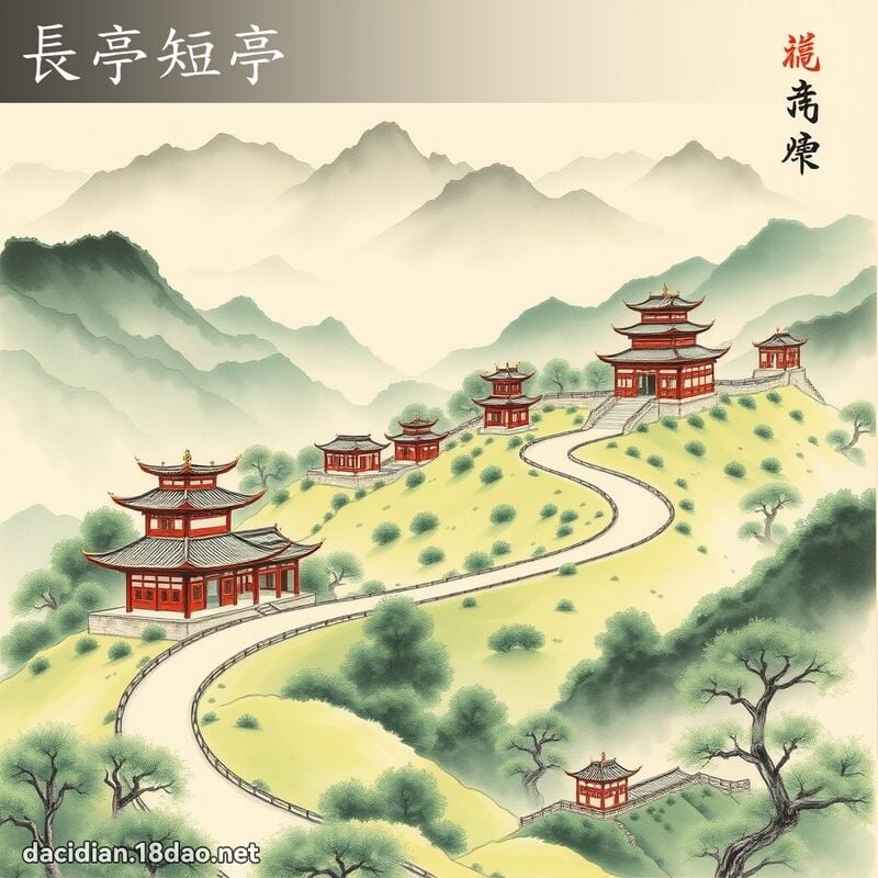 長亭短亭 配图