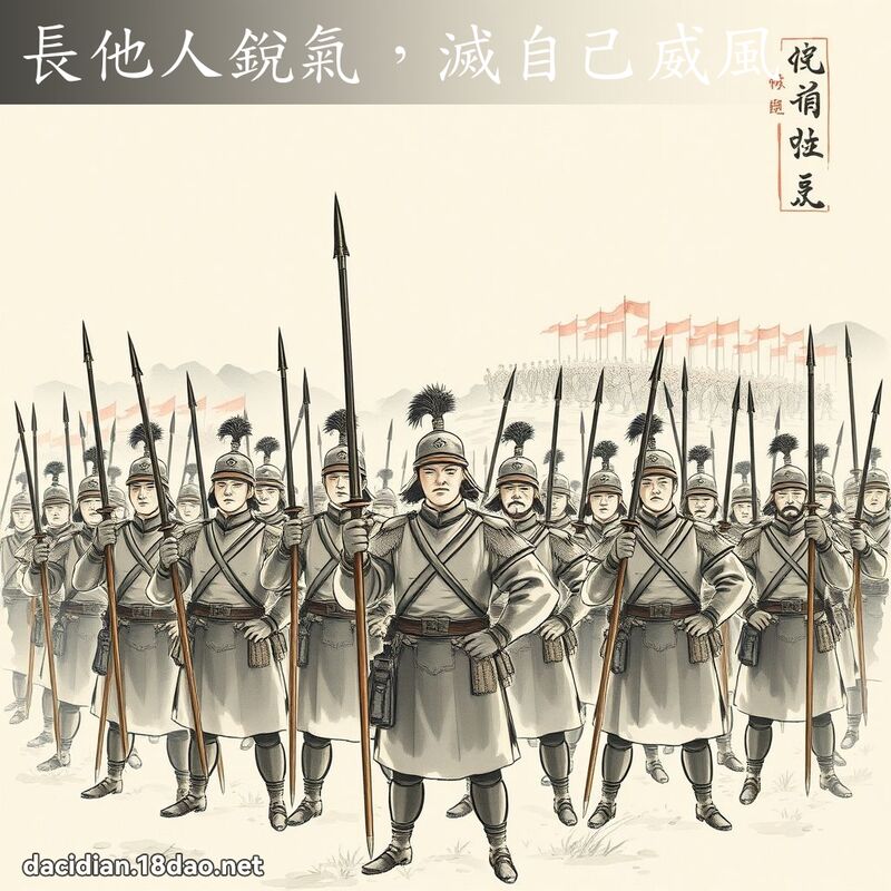 長他人銳氣,滅自己威風 配图