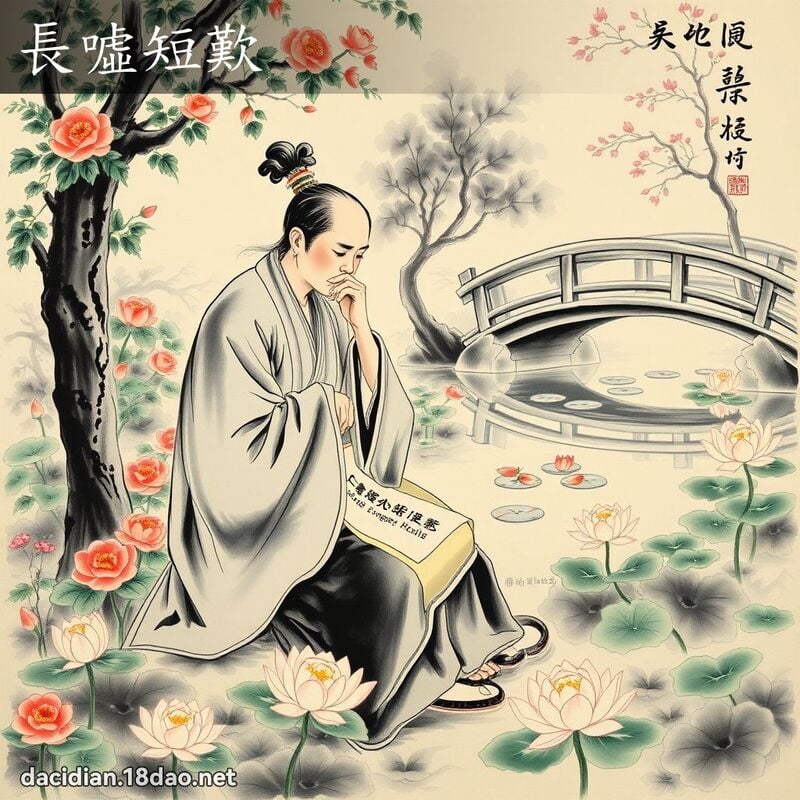 長噓短歎 配图