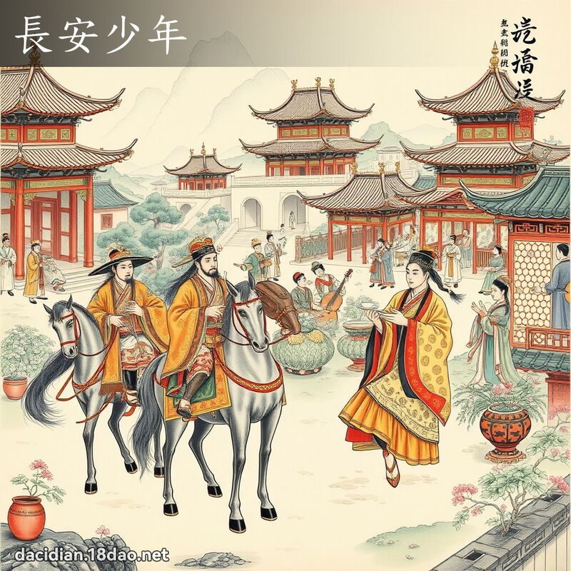 長安少年 配图