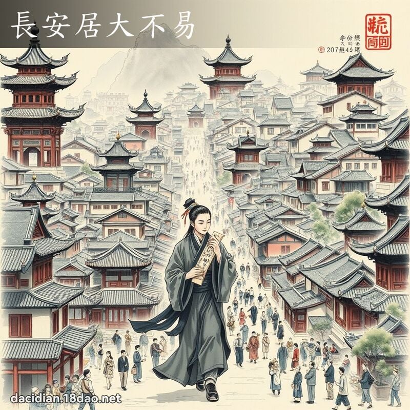 長安居大不易 配图