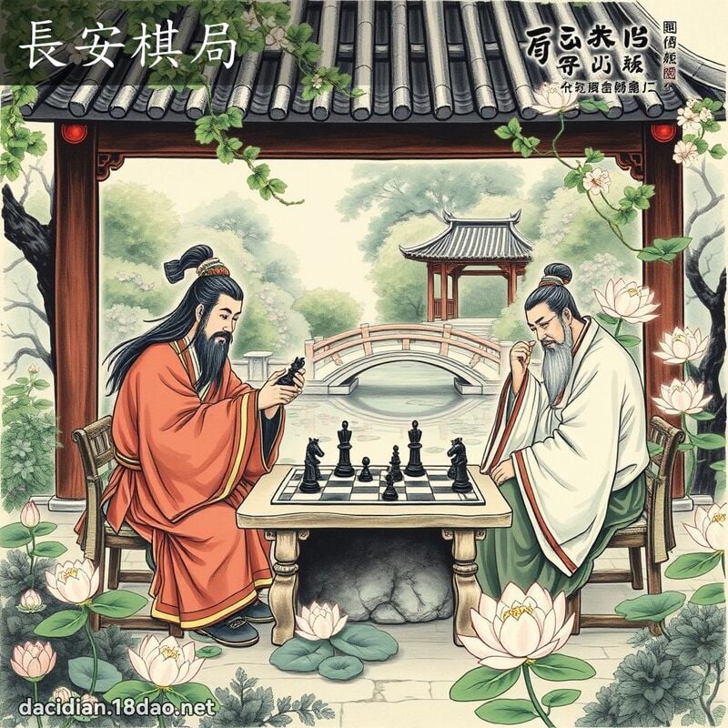長安棋局 配图
