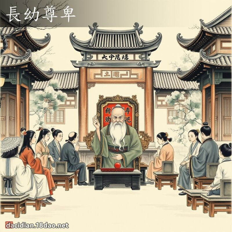 長幼尊卑 配图