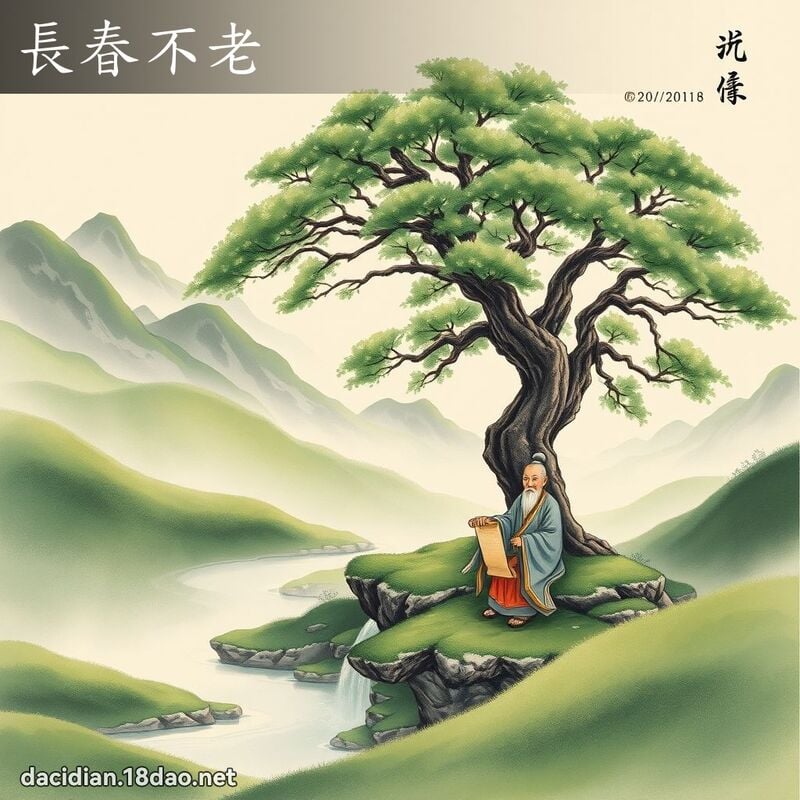 長春不老 配图