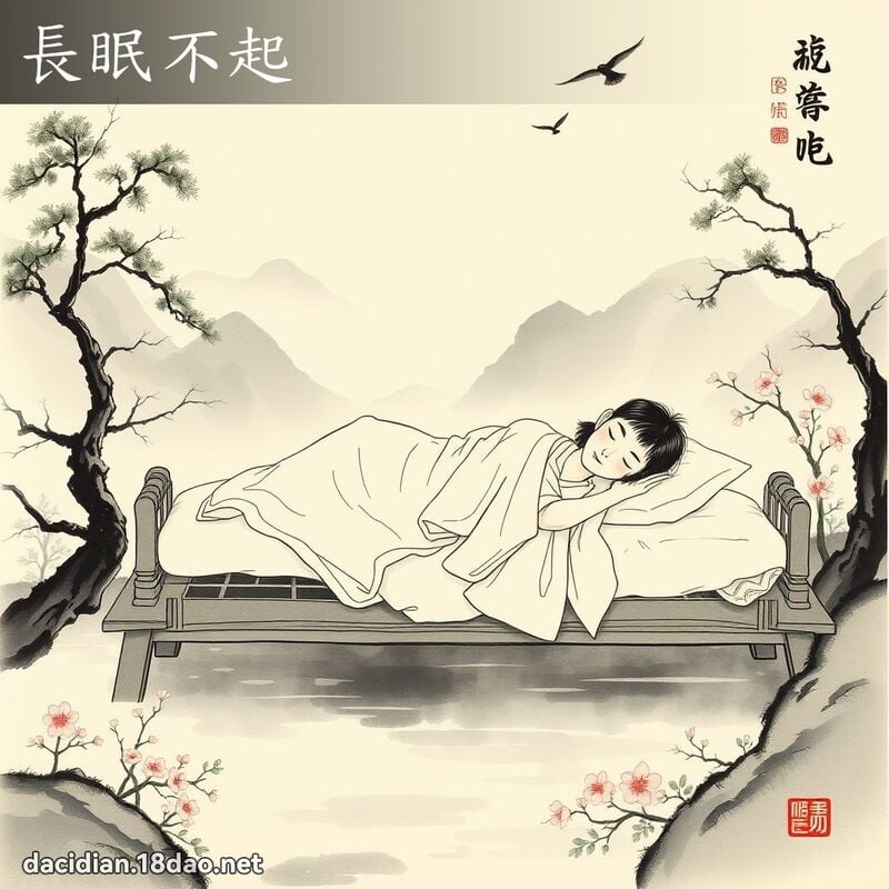 長眠不起 配图
