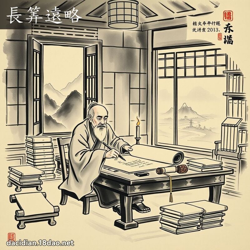 長筭遠略 配图