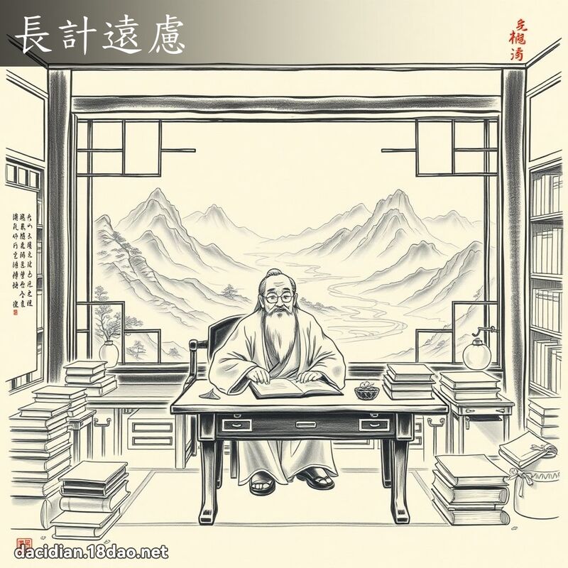長計遠慮 配图