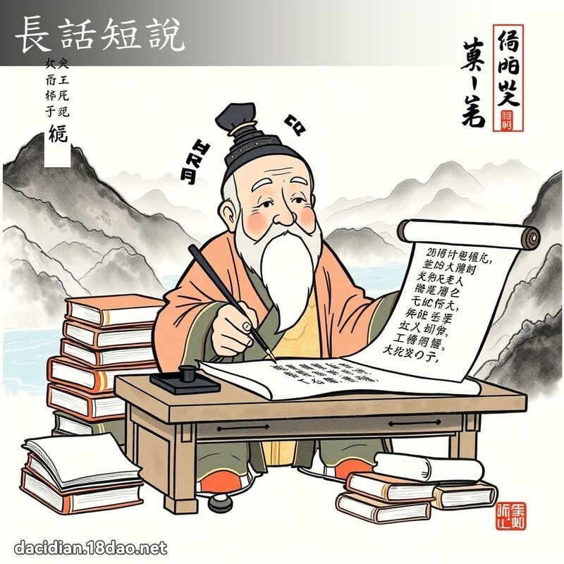長話短說 配图