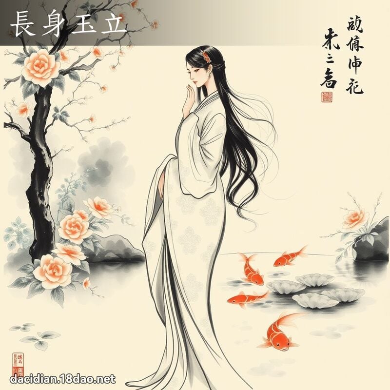 長身玉立 配图