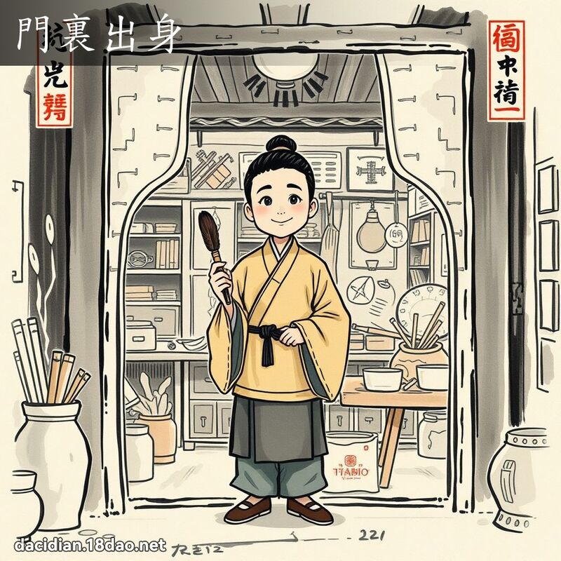門裏出身 配图
