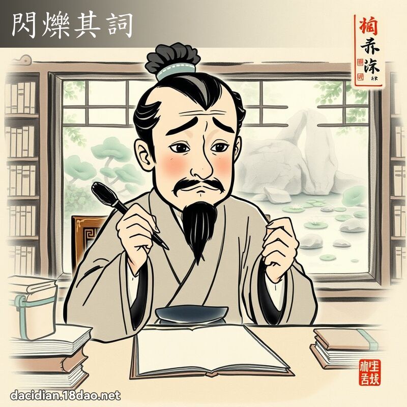 閃爍其詞 配图