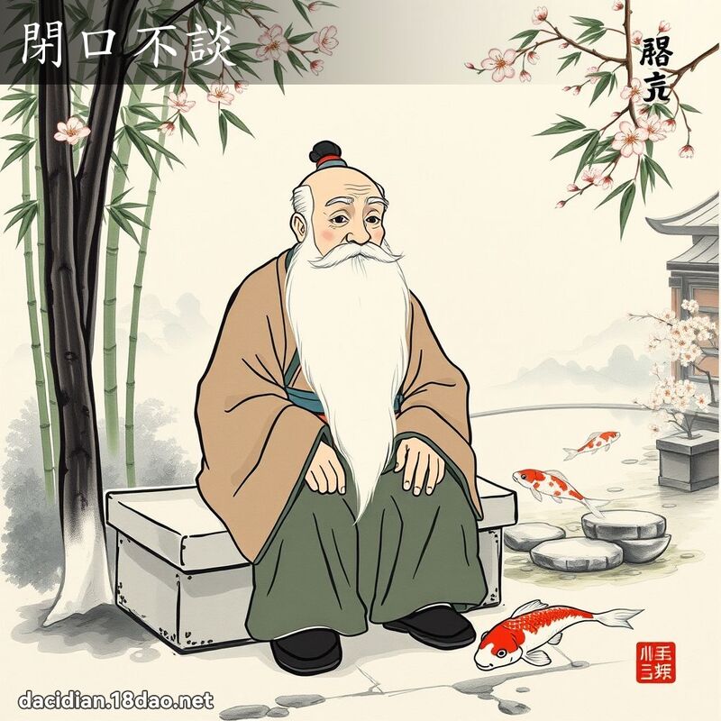 閉口不談 配图