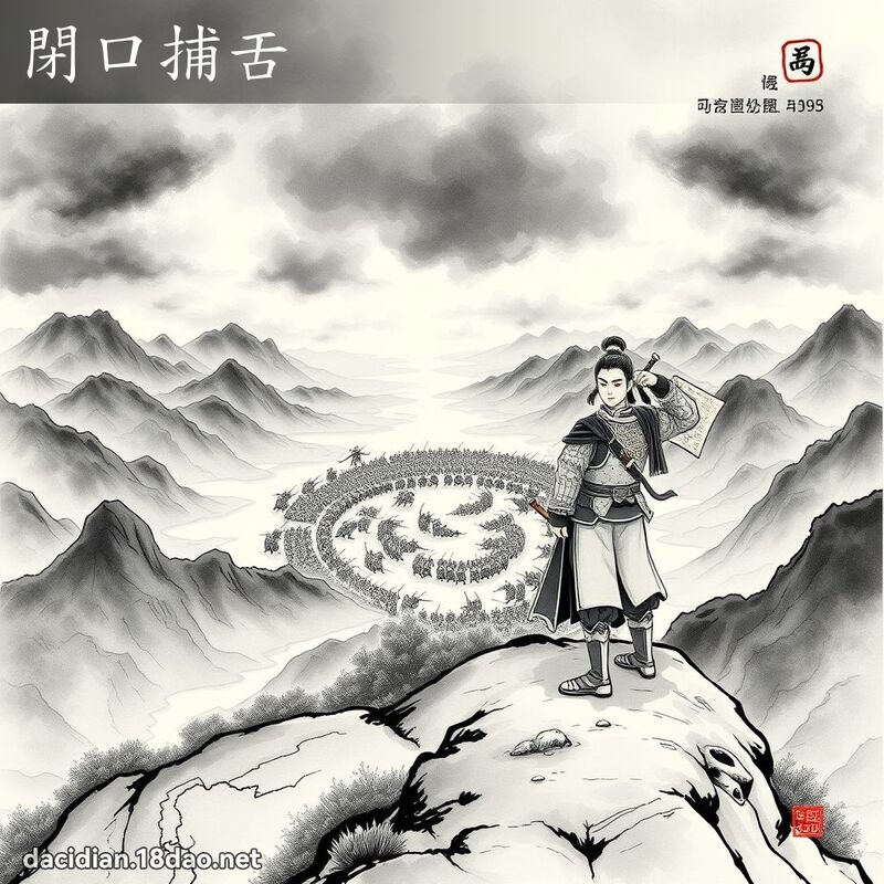 閉口捕舌 配图