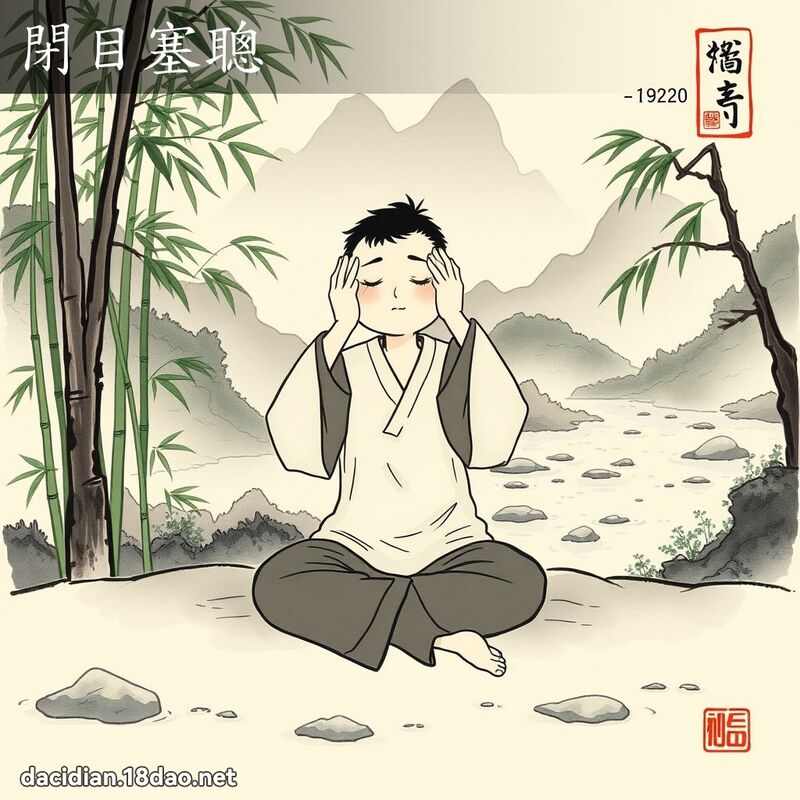 閉目塞聰 配图