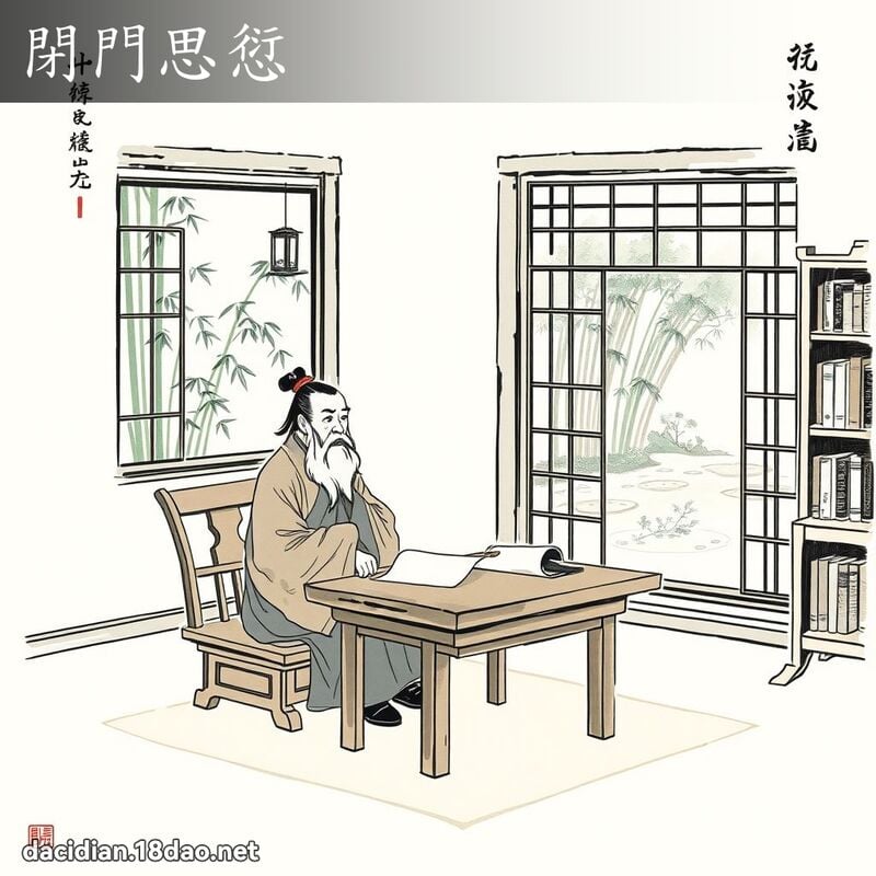 閉門思愆 配图