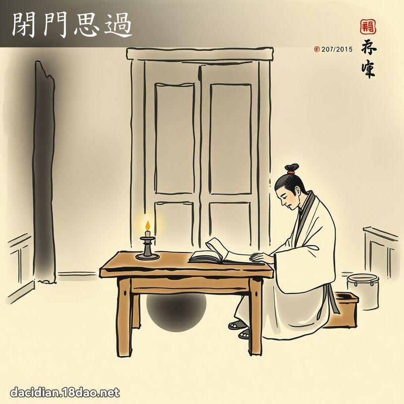 閉門思過 配图