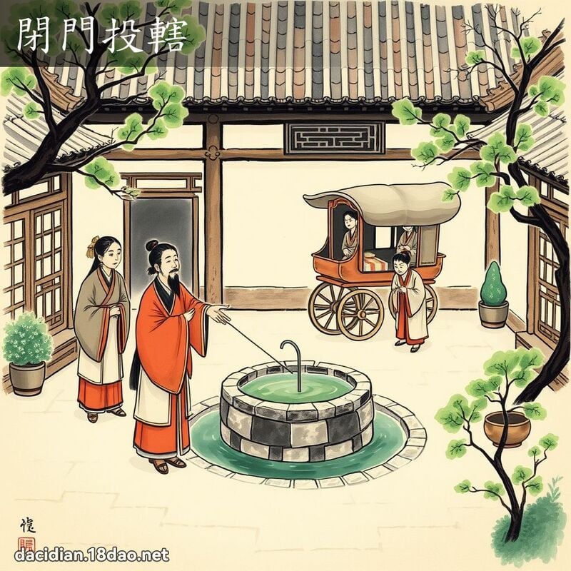 閉門投轄 配图