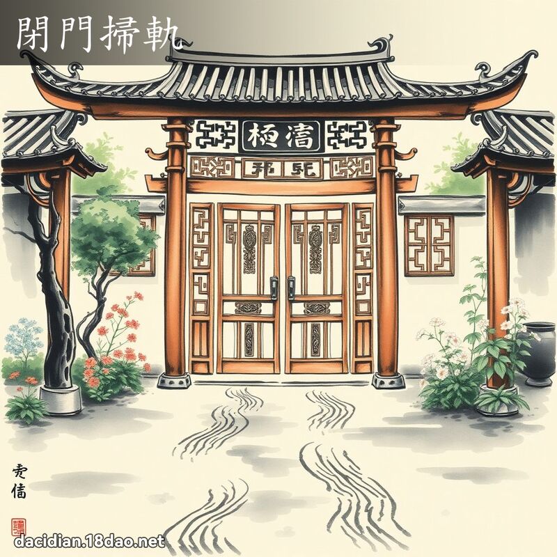 閉門掃軌 配图