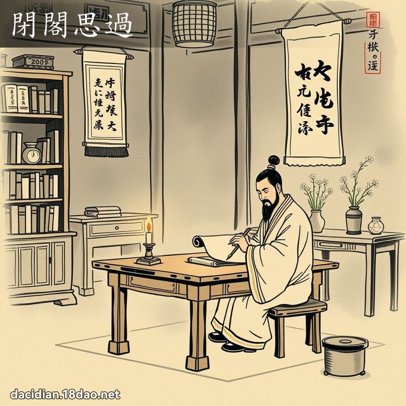 閉閣思過 配图