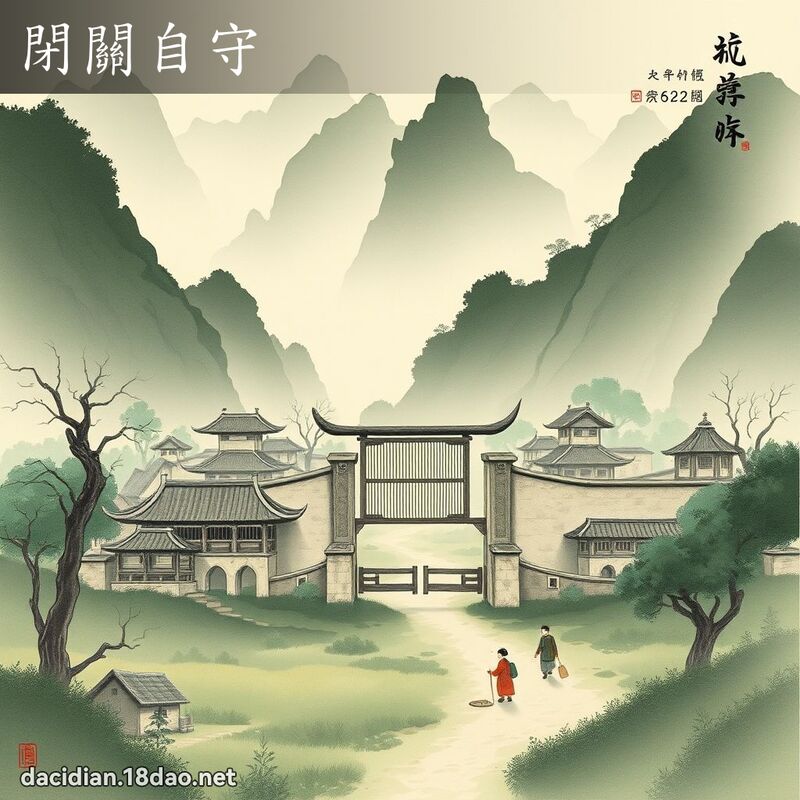 閉關自守 配图