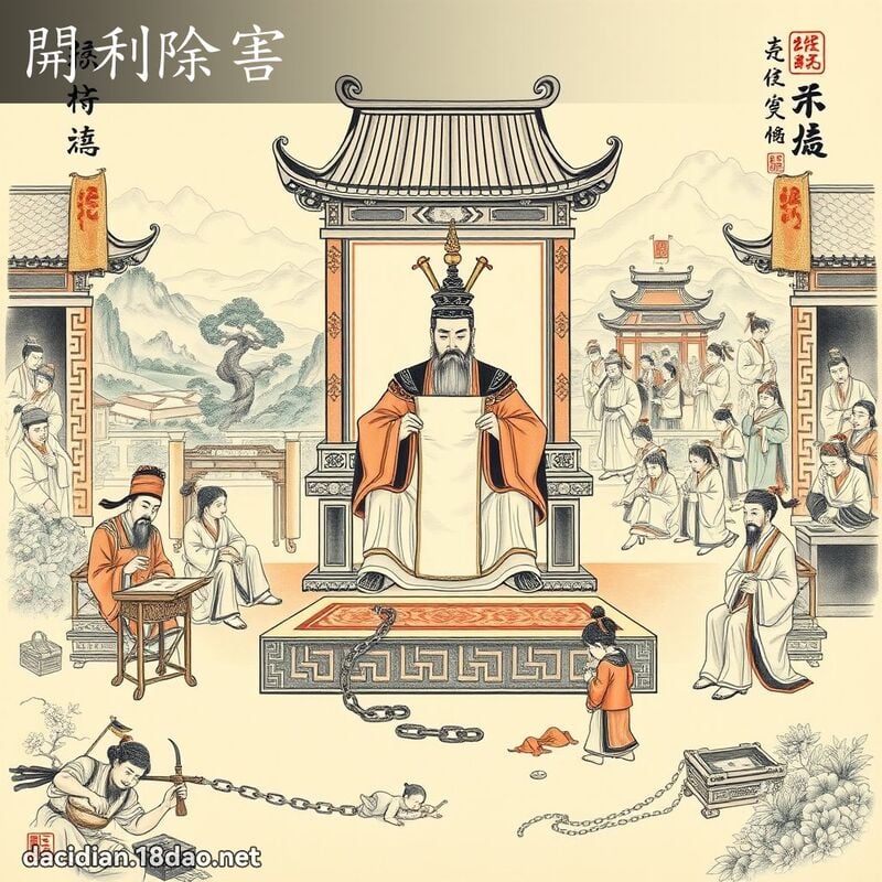 開利除害 配图