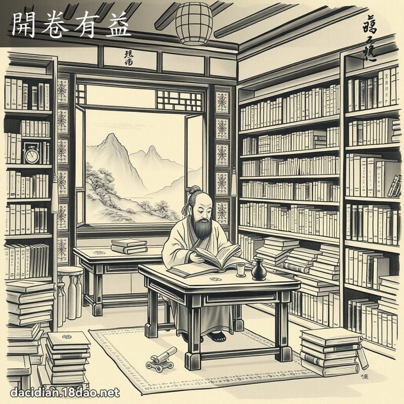 開卷有益 配图