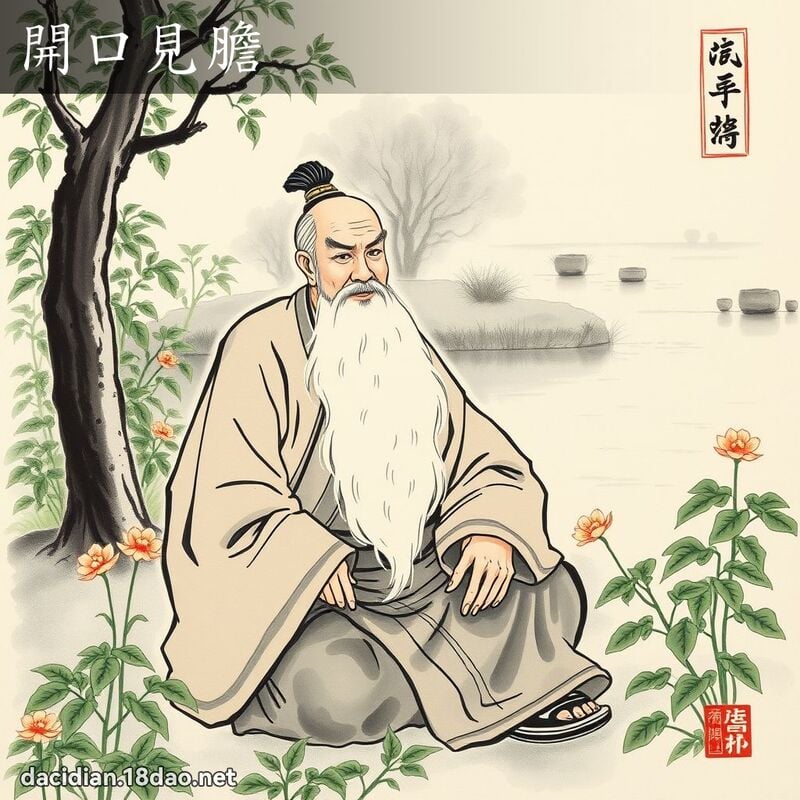 開口見膽 配图