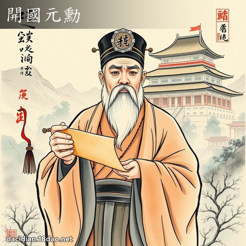 開國元勳 配图