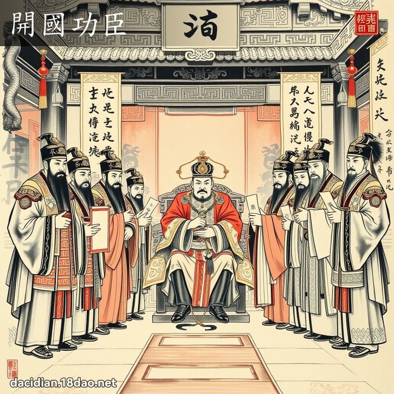 開國功臣 配图