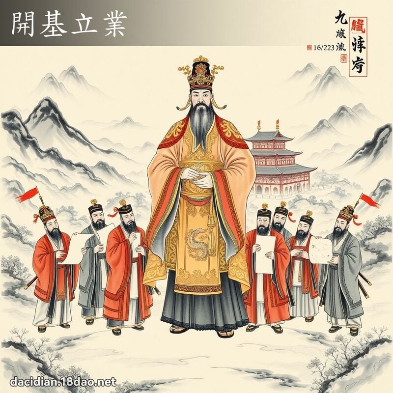 開基立業 配图