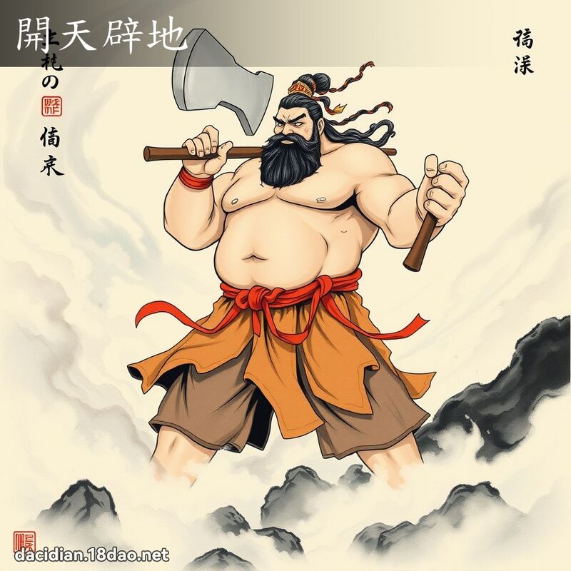 開天辟地 配图