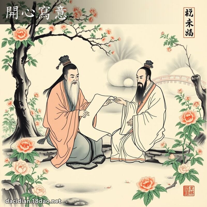 開心寫意 配图