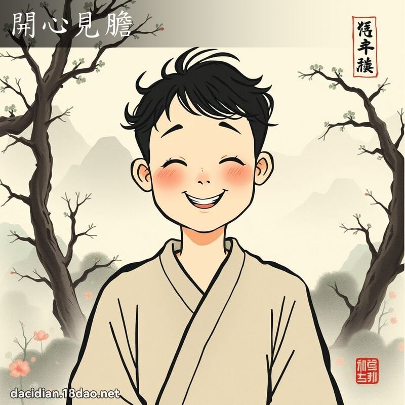開心見膽 配图