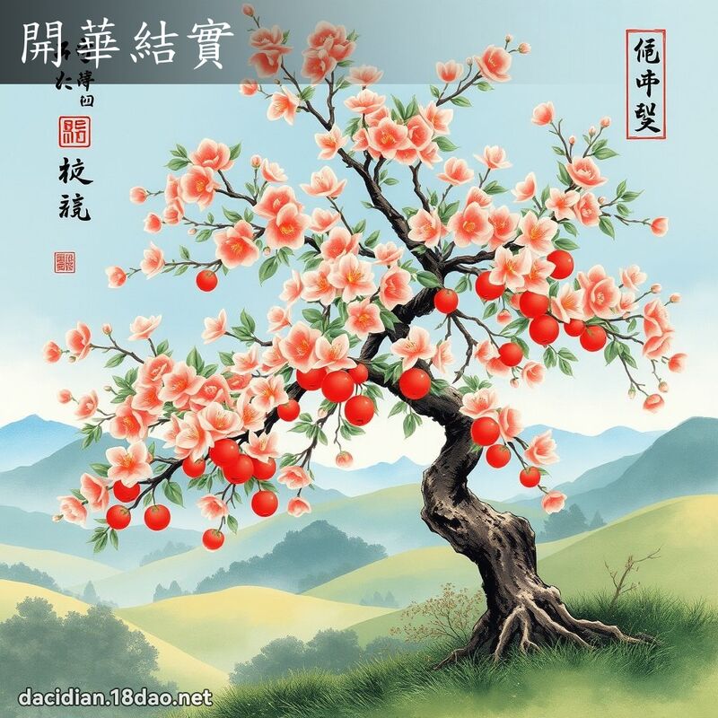 開華結實 配图