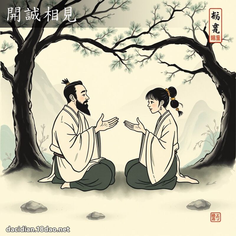 開誠相見 配图