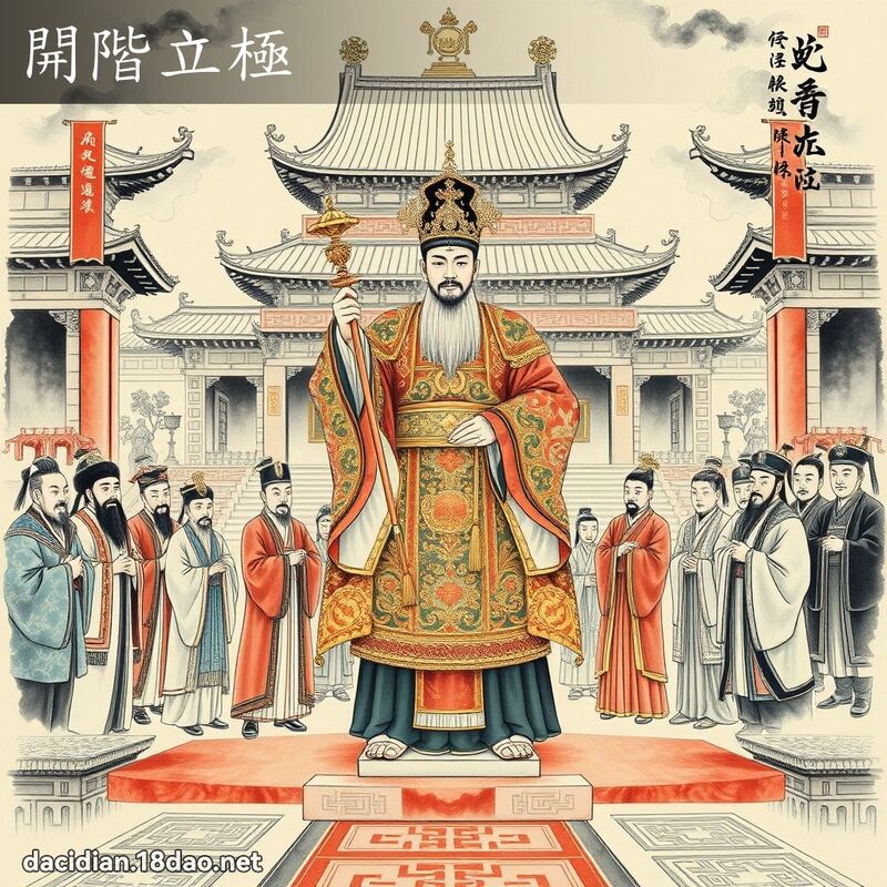 開階立極 配图