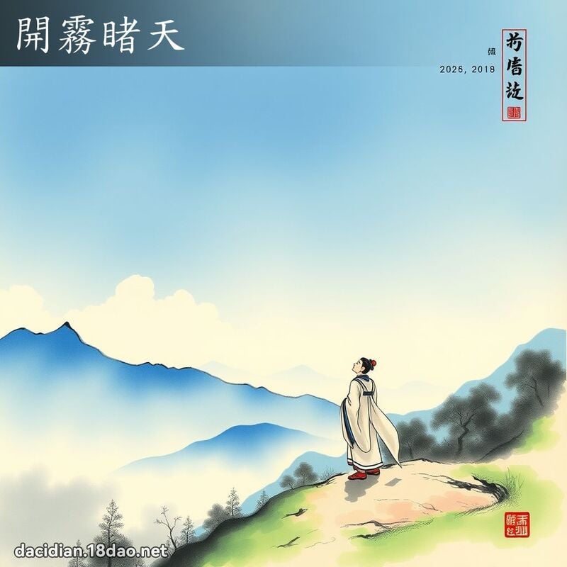 開霧睹天 配图