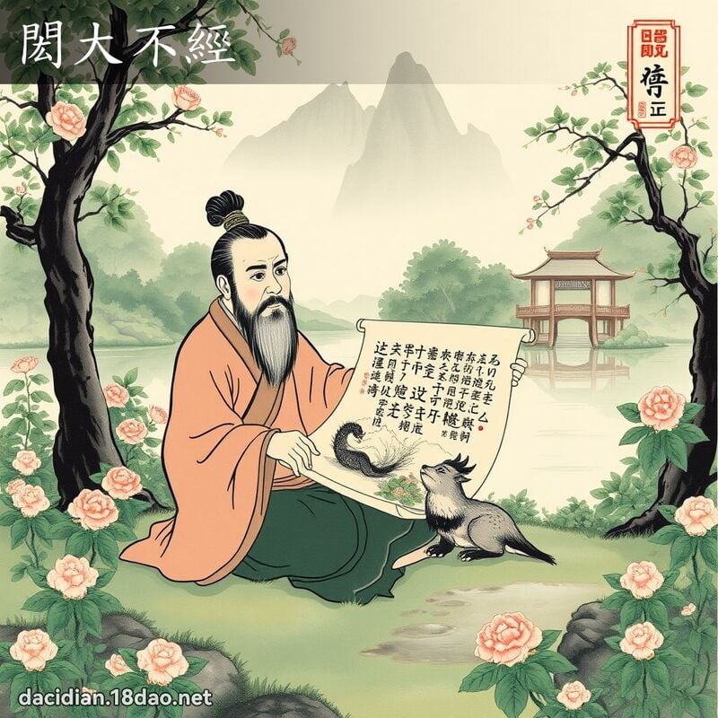 閎大不經 配图