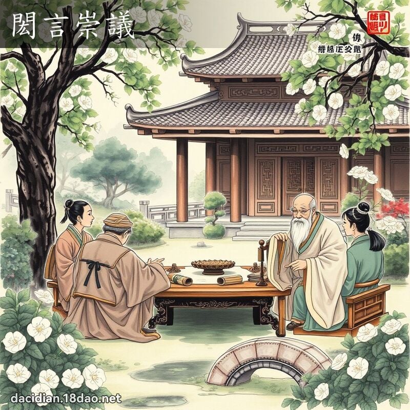 閎言崇議 配图