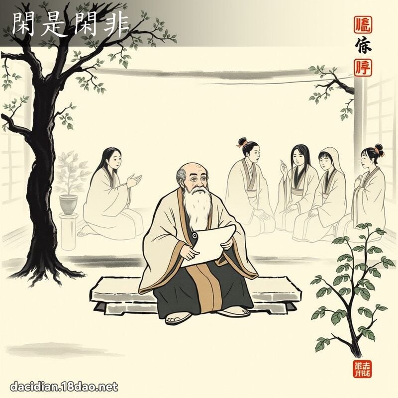 閑是閑非 配图