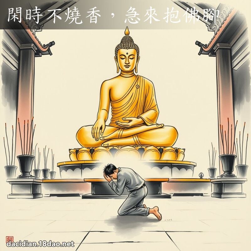 閑時不燒香,急來抱佛腳 配图