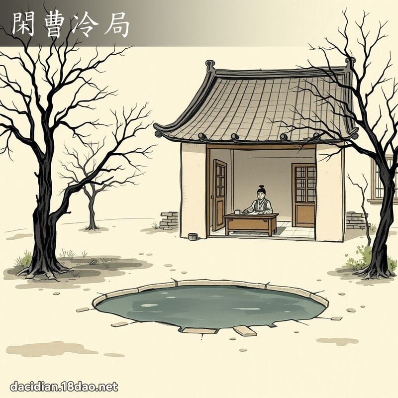 閑曹冷局 配图