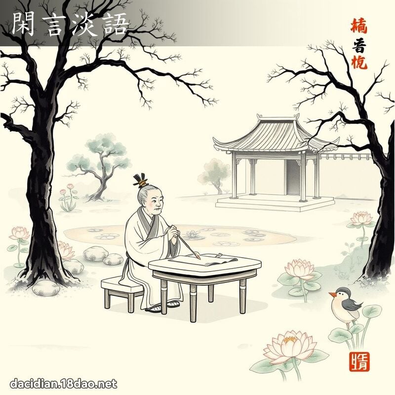 閑言淡語 配图