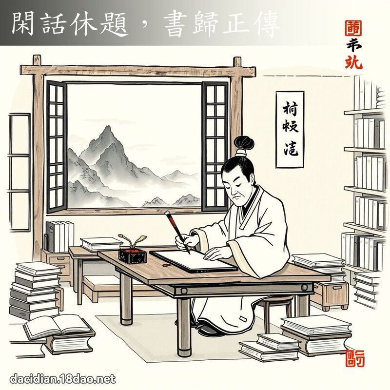 閑話休題,書歸正傳 配图