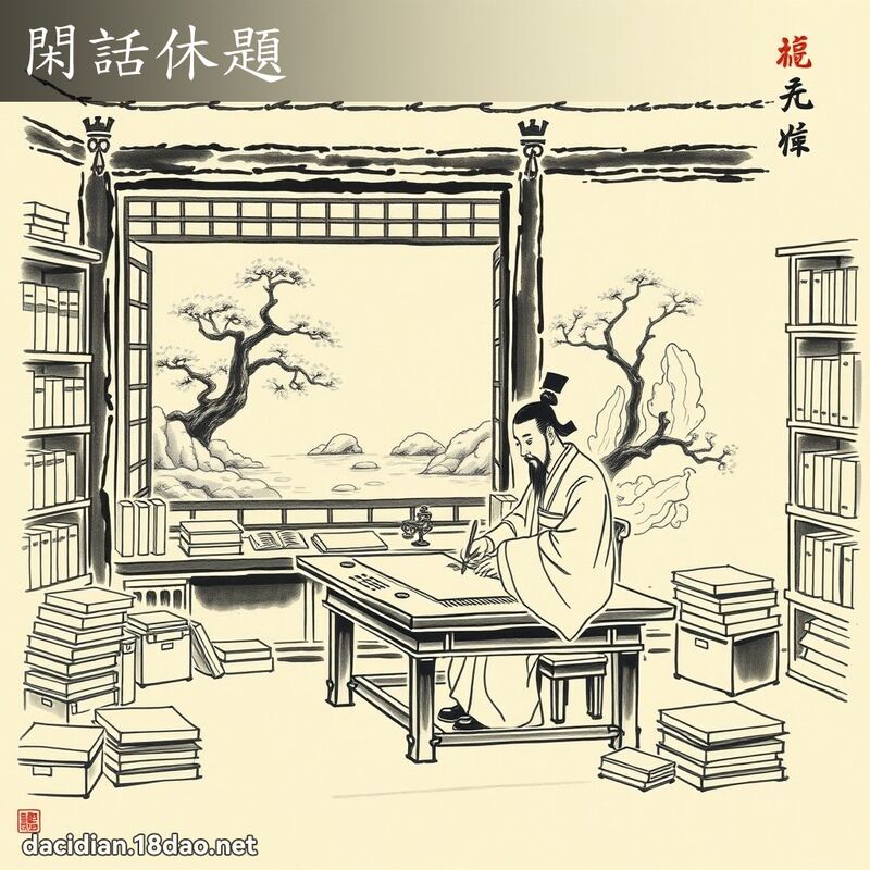 閑話休題 配图