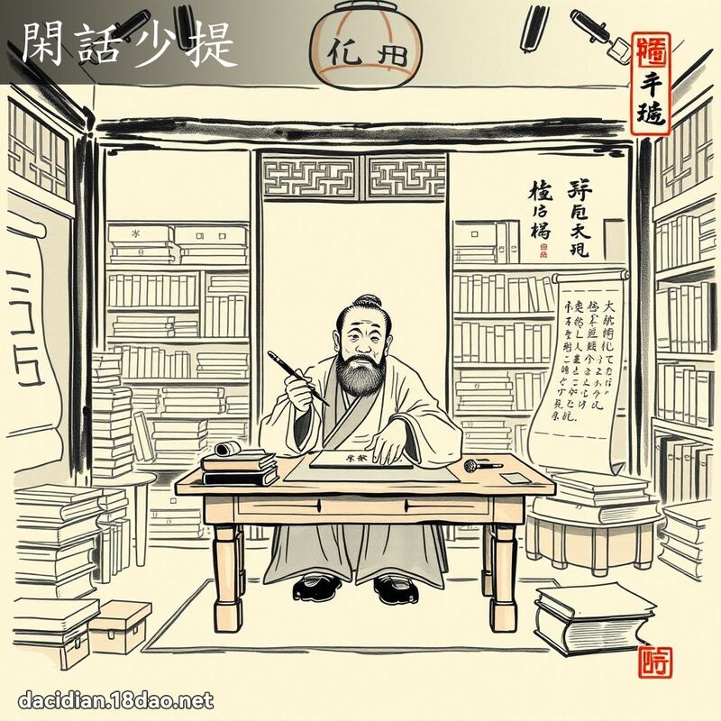 閑話少提 配图