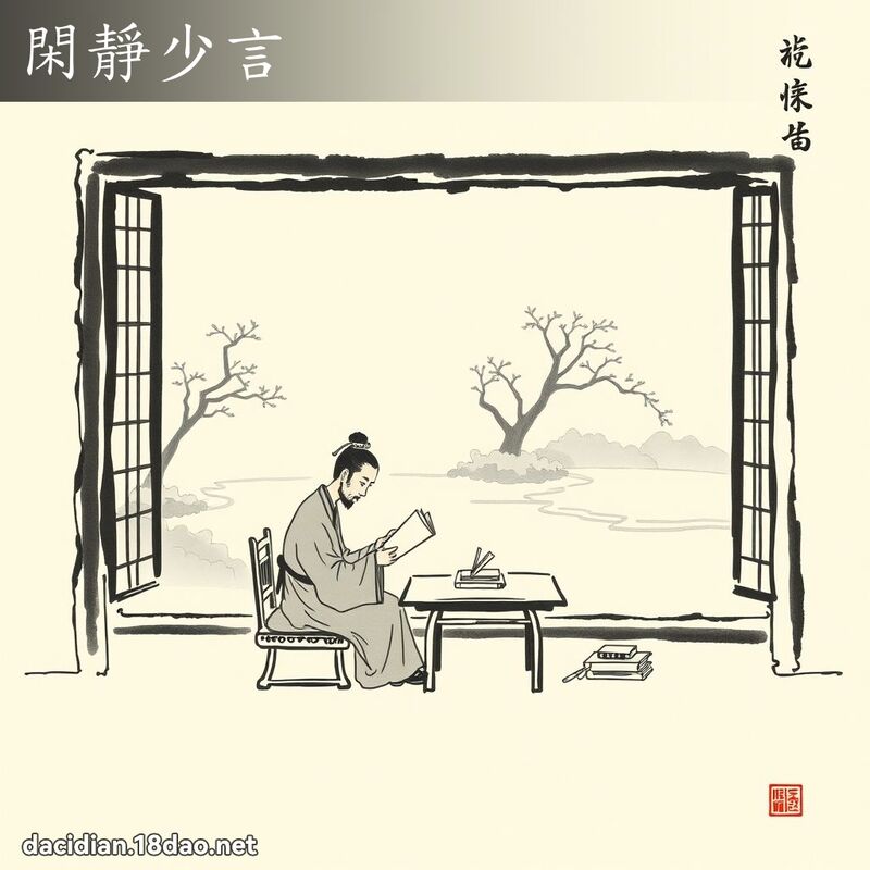 閑靜少言 配图