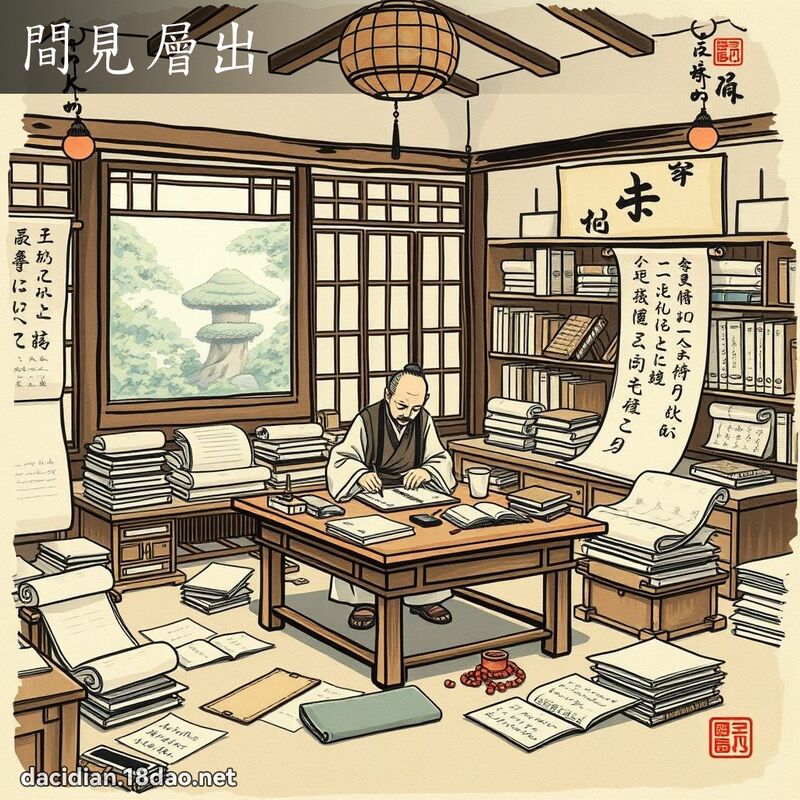間見層出 配图